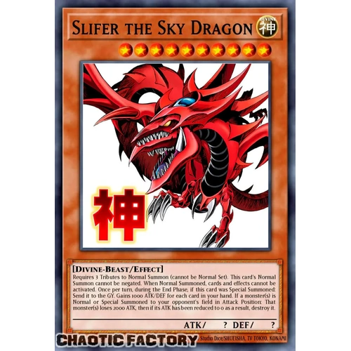 RA05-EN128 Slifer the Sky Dragon Ultra Rare 1st Edition NM