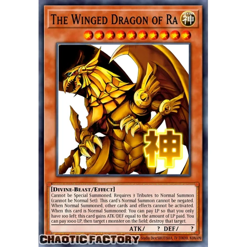RA05-EN130 The Winged Dragon of Ra Ultra Rare 1st Edition NM
