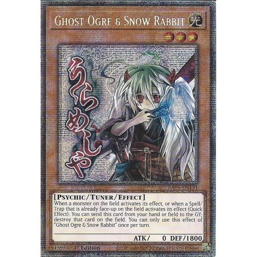 RA05-EN131 Ghost Ogre & Snow Rabbit STAMP Starlight rare 1st Edition NM