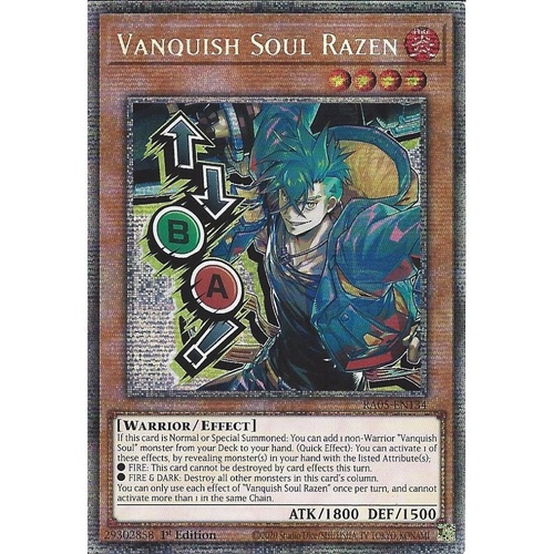 RA05-EN134 Vanquish Soul Razen STAMP Starlight rare 1st Edition NM