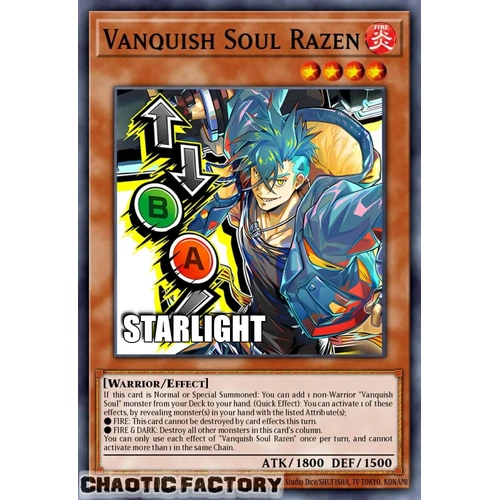 RA05-EN134 Vanquish Soul Razen Starlight rare 1st Edition NM