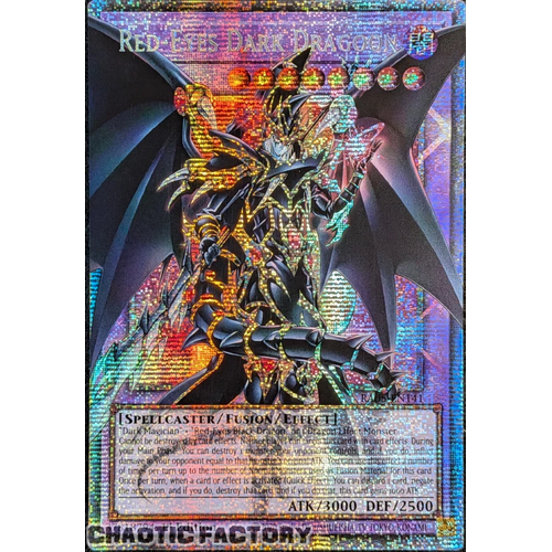 RA05-EN141 Red-Eyes Dark Dragoon OVERFRAME Starlight rare 1st Edition NM