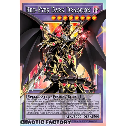 RA05-EN141 Red-Eyes Dark Dragoon (extended art) Ultra Rare 1st Edition NM