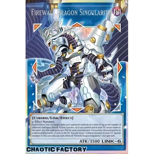 RA05-EN146 Firewall Dragon Singularity (extended art) Ultra Rare 1st Edition NM