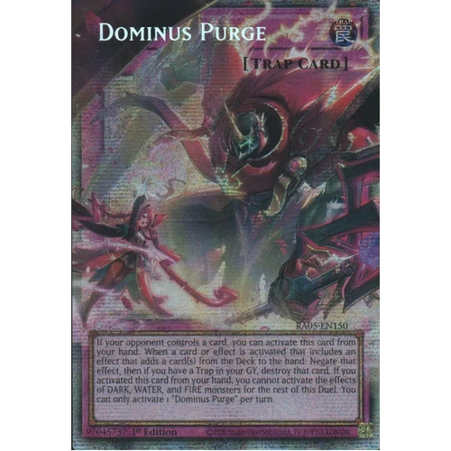 RA05-EN150 Dominus Purge OVERFRAME Starlight rare 1st Edition NM