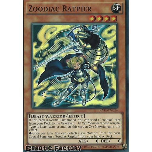 Zoodiac Ratpier RATE-EN014 Super Rare NM