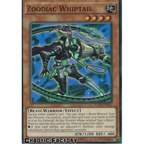 Zoodiac Whiptail RATE-EN016 Super Rare 1st Edition NM