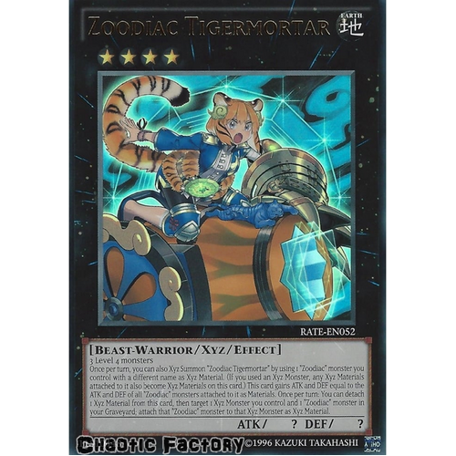 Zoodiac Tigermortar RATE-EN052 Ultra Rare 1st Edition NM