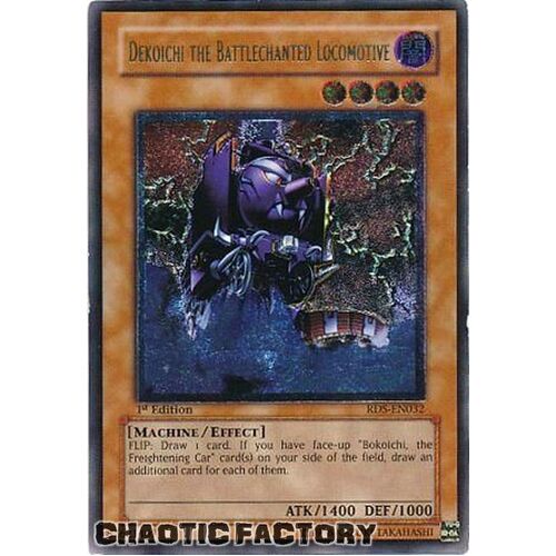 RDS-EN032 Dekoichi the Battlechanted Locomotive Ultimate Rare 1st Edition PL