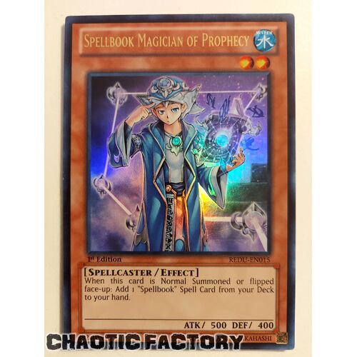 US PRINT Spellbook Magician of Prophecy - REDU-EN015 - Ultra Rare 1st Edition NM