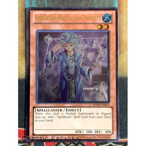 Ultimate Rare - Spellbook Magician of Prophecy - REDU-EN015 Unlimited NM