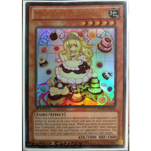 Yugioh Madolche Puddingcess - REDU-EN026 - Ultra Rare 1st Edition NM