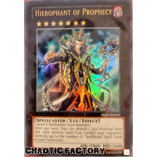 Hierophant of Prophecy - REDU-EN045 - Ultra Rare Unlimited NM