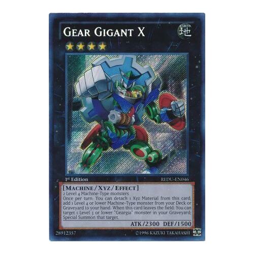 Gear Gigant X - REDU-EN046 - Secret Rare 1st Edition NM
