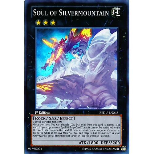 Soul of Silvermountain REDU-EN048 SUPER Rare 1st Edition NM