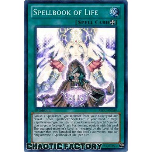 US PRINT Spellbook of Life - REDU-EN059 - Super Rare 1st Edition NM