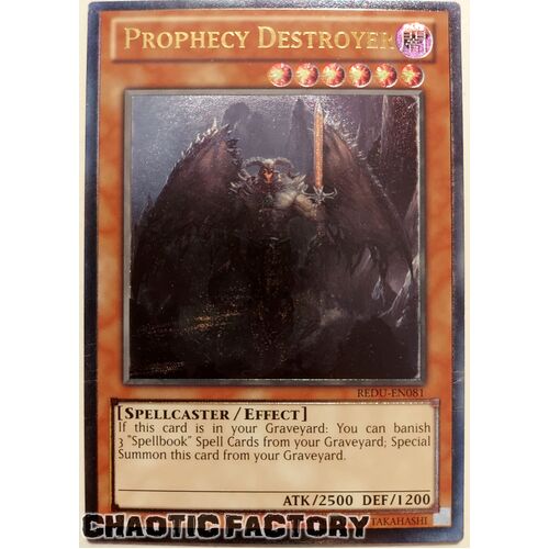 Ultimate Rare - Prophecy Destroyer - REDU-EN081 Unlimited LP