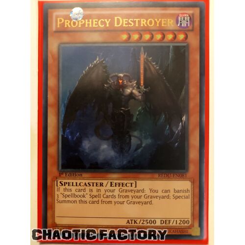 Prophecy Destroyer - REDU-EN081 - Ultra Rare 1st Edition NM