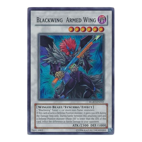 Blackwing Armed Wing - RGBT-EN041 - Super Rare Unlimited NM