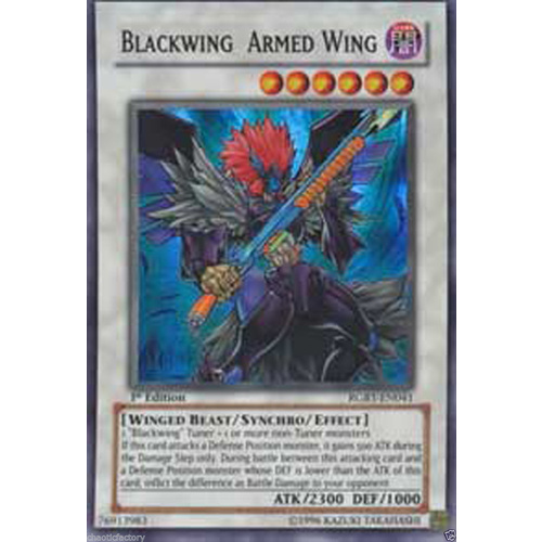 Blackwing Armed Wing SUPER RARE 1ST EDITION RGBT-EN041 NM