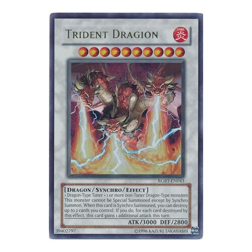 Trident Dragion - RGBT-EN043 - Ultra Rare UNL Edition LP