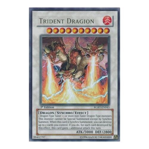 Trident Dragion - RGBT-EN043 - Ultra Rare 1st Edition NM