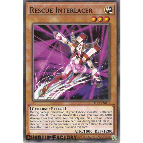 Yugioh RIRA-EN001 Rescue Interlacer Common 1st Edition NM
