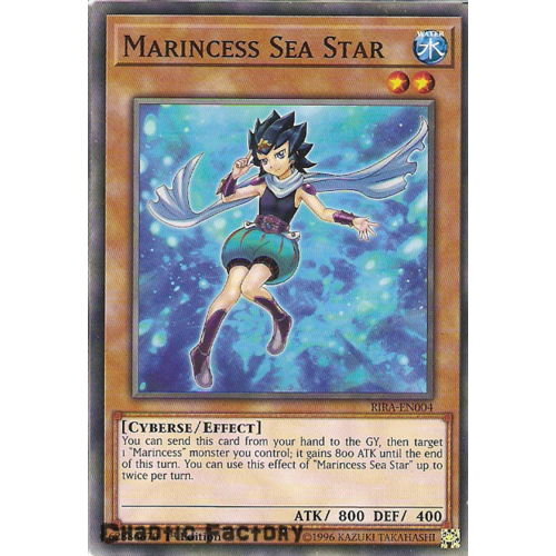 Yugioh RIRA-EN004 Marincess Sea Star Common 1st Edition NM