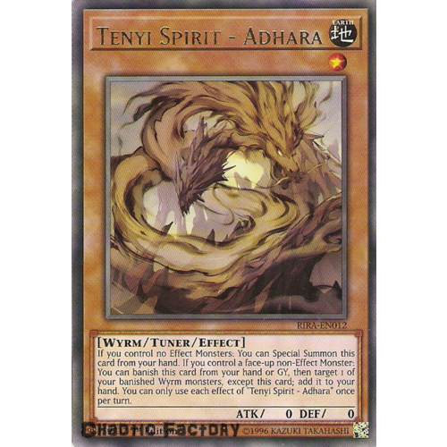 Yugioh RIRA-EN012 Tenyi Spirit - Adhara Rare 1st Edition NM