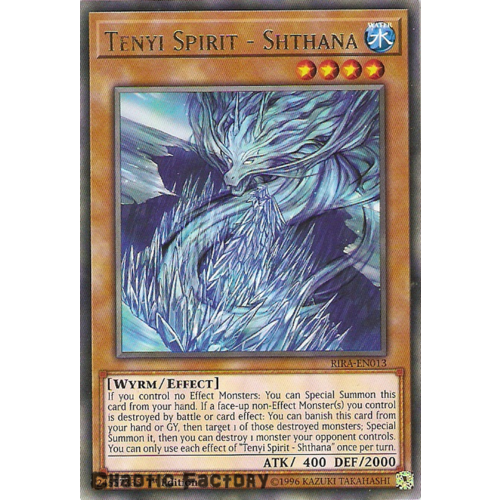 Yugioh RIRA-EN013 Tenyi Spirit - Shthana Rare 1st Edition NM