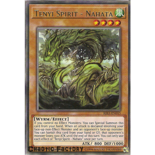 Yugioh RIRA-EN015 Tenyi Spirit - Nahata Rare 1st Edition NM