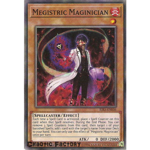 Yugioh RIRA-EN036 Megistric Maginician Common 1st Edition NM