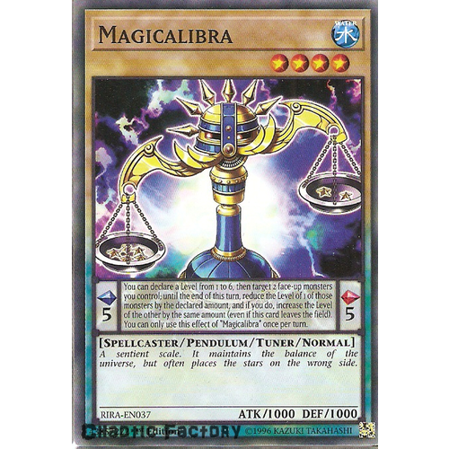Yugioh RIRA-EN037 Magicalibra Common 1st Edition NM