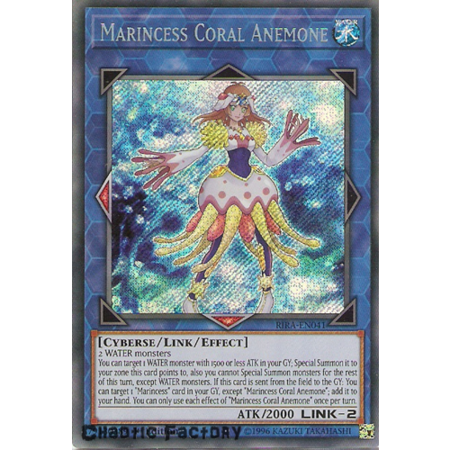 RIRA-EN041 Marincess Coral Anemone Secret Rare UNLIMITED Edition NM