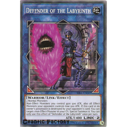Yugioh RIRA-EN049 Defender of the Labyrinth Common 1st Edition NM