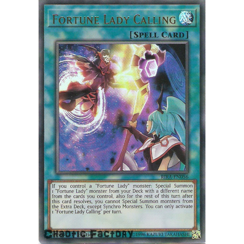 RIRA-EN056 Fortune Lady Calling Ultra Rare UNLIMITED Edition NM