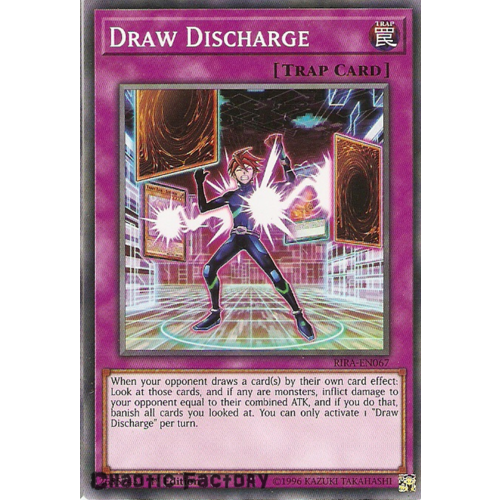 Yugioh RIRA-EN067 Draw Discharge Common 1st Edition NM