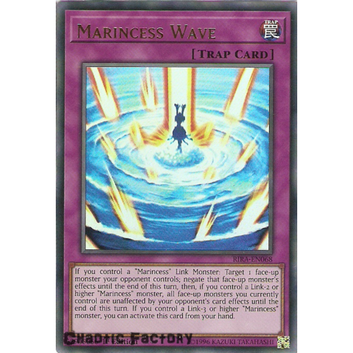 Yugioh RIRA-EN068 Marincess Wave Ultra Rare 1st Edition NM