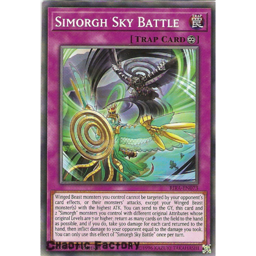 Yugioh RIRA-EN073 Simorgh Sky Battle Common 1st Edition NM
