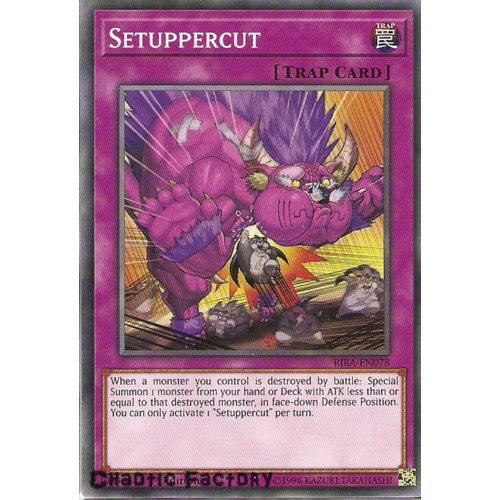 Yugioh RIRA-EN078 Setuppercut Common 1st Edition NM