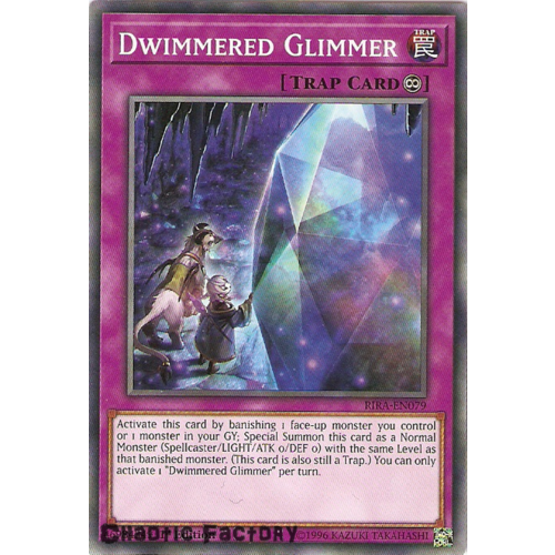 Yugioh RIRA-EN079 Dwimmered Glimmer Common 1st Edition NM
