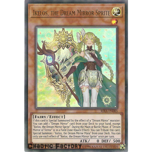 RIRA-EN085 Ikelos, the Dream Mirror Sprite Ultra Rare UNLIMITED Edition NM