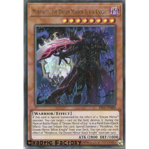 Yugioh RIRA-EN088 Morpheus, the Dream Mirror Black Knight Ultra Rare 1st Edition NM
