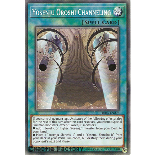 Yugioh RIRA-EN092 Yosenju Oroshi Channeling Common 1st Edition NM