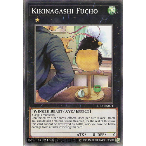 Yugioh RIRA-EN094 Kikinagashi Fucho Common 1st Edition NM
