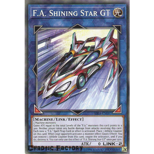 Yugioh RIRA-EN097 F.A. Shining Star GT Common 1st Edition NM