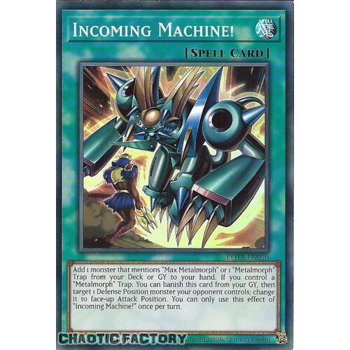 ROTA-EN050 Incoming Machine! Super Rare 1st Edition NM