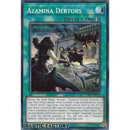 ROTA-EN054 Azamina Debtors Super Rare 1st Edition NM