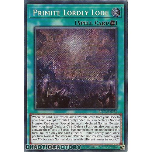 ROTA-EN058 Primite Lordly Lode Secret Rare 1st Edition NM