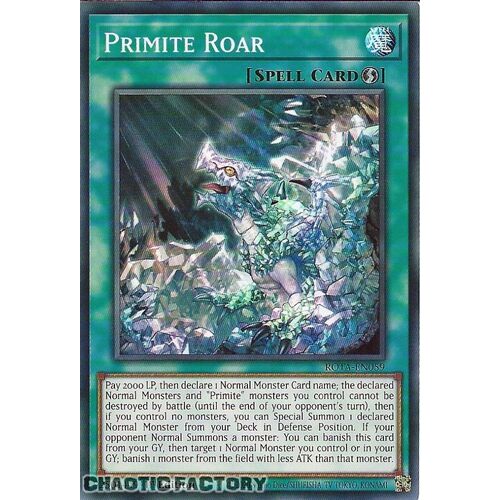 ROTA-EN059 Primite Roar Super Rare 1st Edition NM